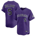 Pouc C.Rockies #5 Matt Holliday Player Purple Limited Home Stitched Jerseys