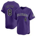 Pouc C.Rockies #8 Ryan Ritter Player Purple Limited Home Stitched Jerseys