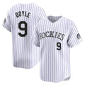 Pouc C.Rockies #9 Brenton Doyle Player White Limited Home Stitched Jerseys