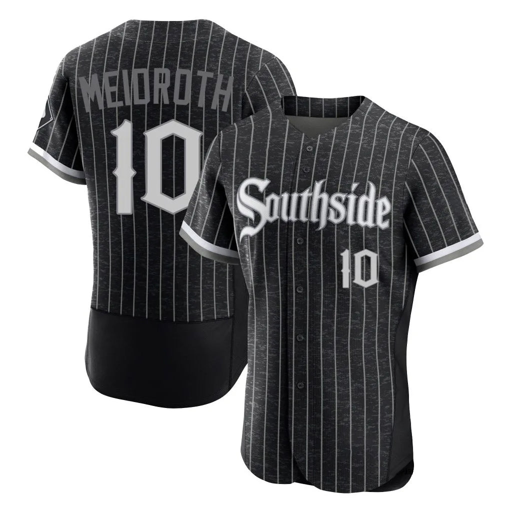 Pouc C.White Sox #10 Chase Meidroth Player Black City Connect Limited Elite Home Stitched Jerseys