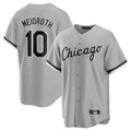 Pouc C.White Sox #10 Chase Meidroth Player Gray Home Game Stitched Jerseys
