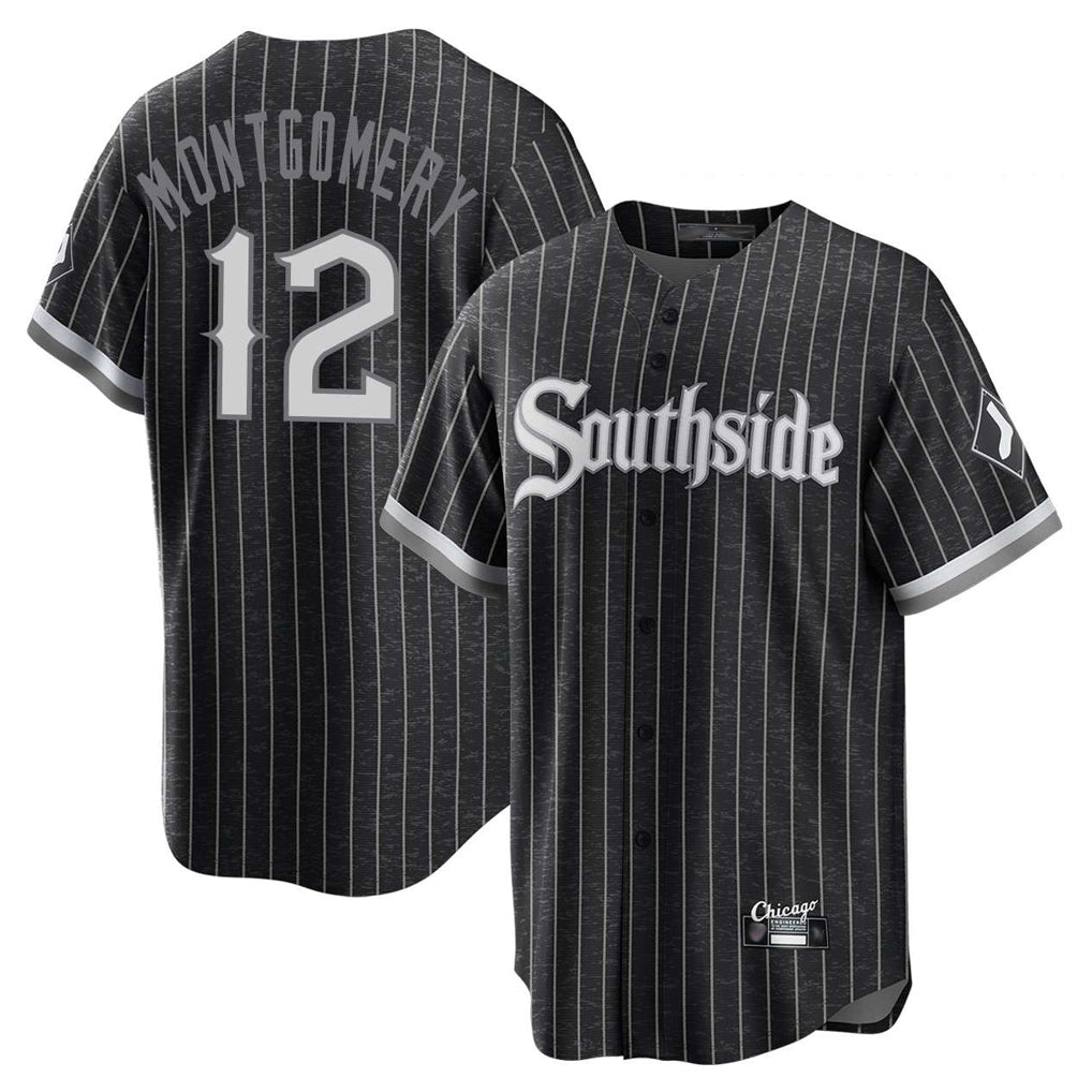 Pouc C.White Sox #12 Colson Montgomery Player Black City Connect Home Game Stitched Jerseys