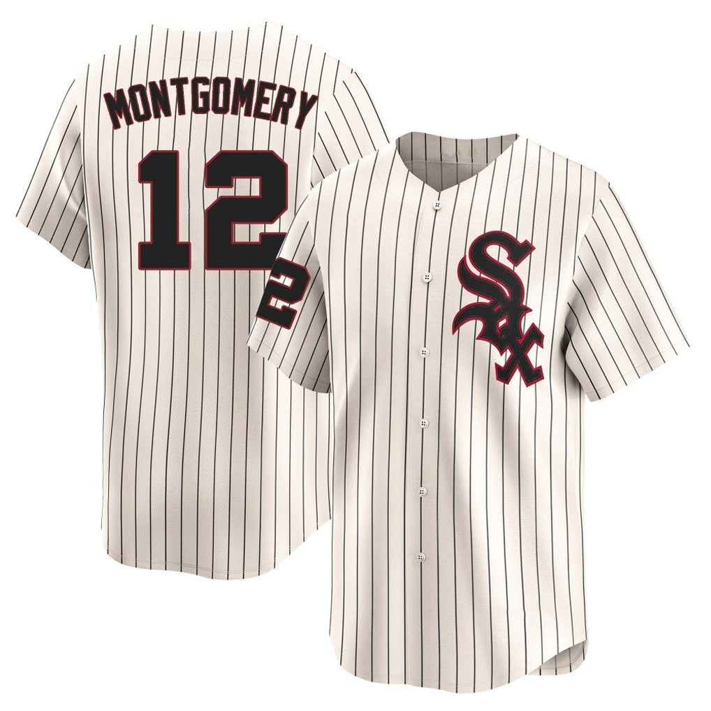 Pouc C.White Sox #12 Colson Montgomery Player Cream Cooperstown Collection Limited Home Stitched Jerseys