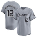 Pouc C.White Sox #12 Colson Montgomery Player Gray Road Limited Home Stitched Jerseys