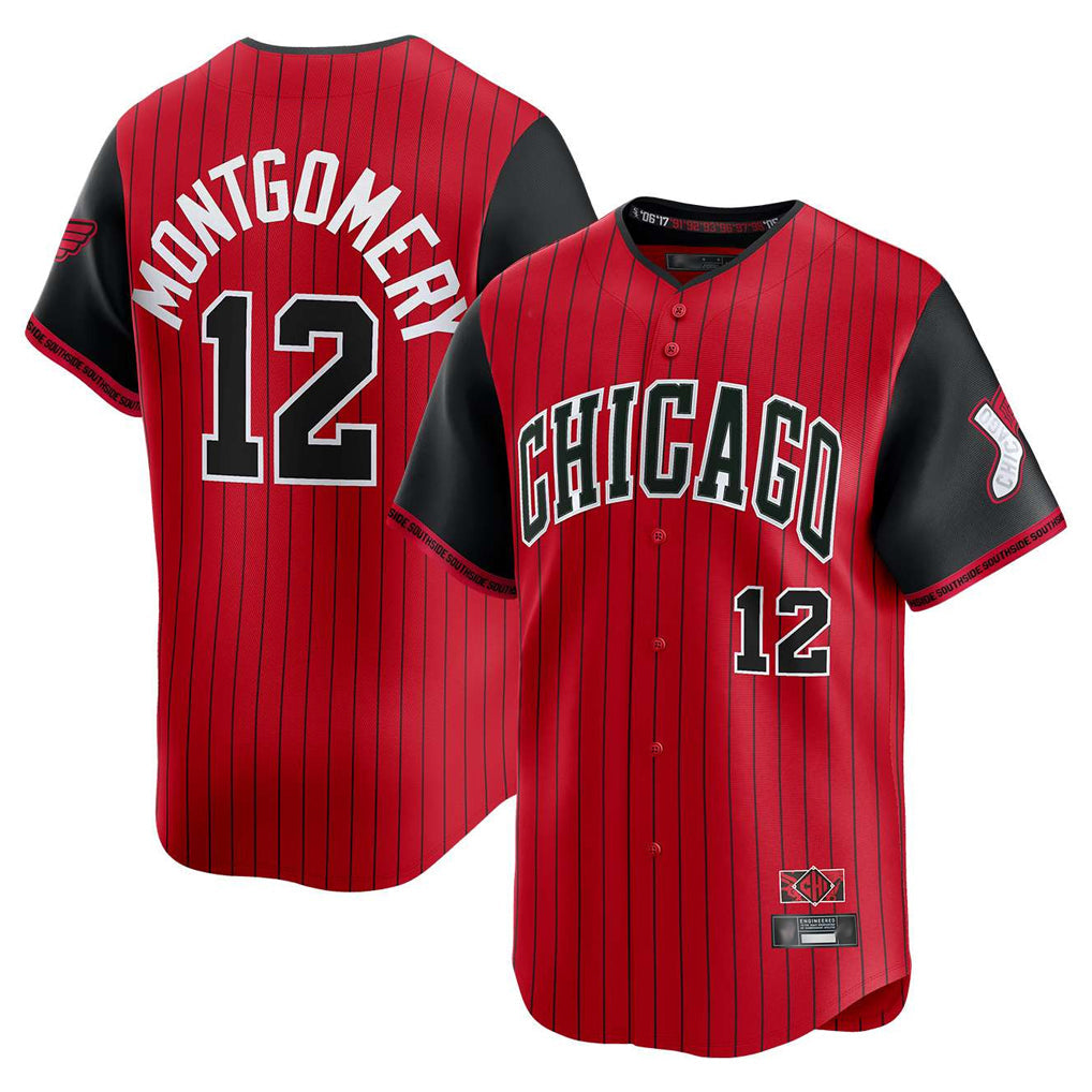 Pouc C.White Sox #12 Colson Montgomery Player Red City Connect Limited Home Stitched Jerseys