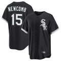 Pouc C.White Sox #15 Sean Newcomb Player Black Home Game Stitched Jerseys