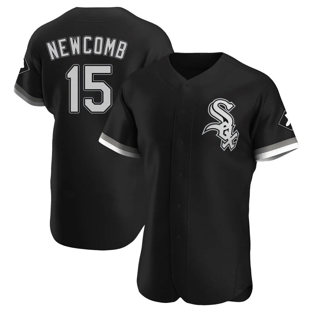 Pouc C.White Sox #15 Sean Newcomb Player Black Limited Elite Home Stitched Jerseys