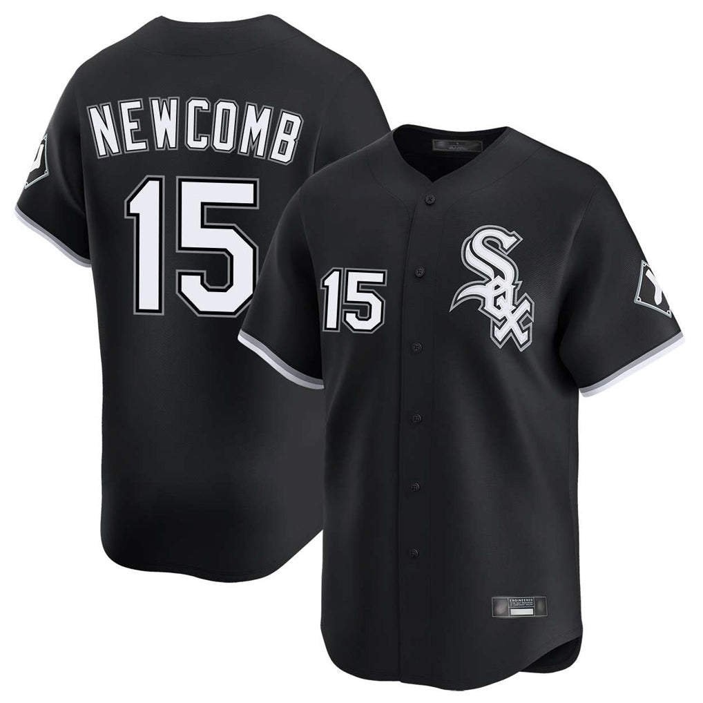 Pouc C.White Sox #15 Sean Newcomb Player Black Limited Home Stitched Jerseys
