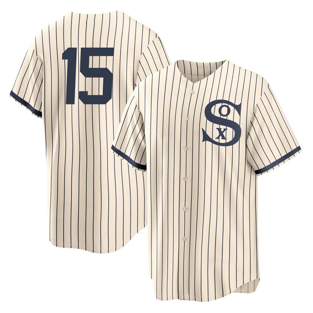 Pouc C.White Sox #15 Sean Newcomb Player Cream Field of Dreams Home Game Stitched Jerseys