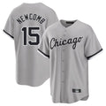 Pouc C.White Sox #15 Sean Newcomb Player Gray Home Game Stitched Jerseys