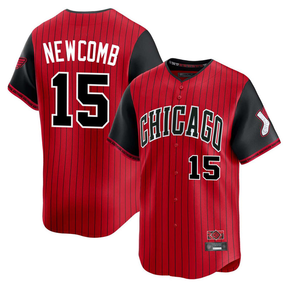 Pouc C.White Sox #15 Sean Newcomb Player Red City Connect Limited Home Stitched Jerseys