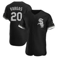 Pouc C.White Sox #20 Miguel Vargas Player Black Limited Elite Home Stitched Jerseys