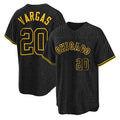 Pouc C.White Sox #20 Miguel Vargas Player Black Snake Skin City Home Game Stitched Jerseys