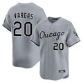 Pouc C.White Sox #20 Miguel Vargas Player Gray Road Limited Home Stitched Jerseys
