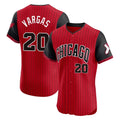 Pouc C.White Sox #20 Miguel Vargas Player Red City Connect Limited Elite Home Stitched Jerseys