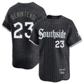 Pouc C.White Sox #23 Andrew Benintendi Player Black City Connect Limited Home Stitched Jerseys