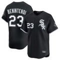 Pouc C.White Sox #23 Andrew Benintendi Player Black Home Game Stitched Jerseys