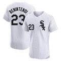 Pouc C.White Sox #23 Andrew Benintendi Player White Stripe Limited Elite Home Stitched Jerseys