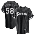 Pouc C.White Sox #58 Seranthony Dom¡§anguez Player Black City Connect Home Game Stitched Jerseys