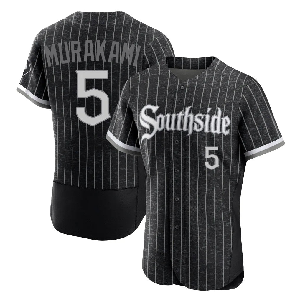 Pouc C.White Sox #5 Munetaka Murakami Player Black City Connect Limited Elite Home Stitched Jerseys