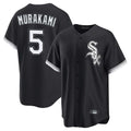 Pouc C.White Sox #5 Munetaka Murakami Player Black Home Game Stitched Jerseys