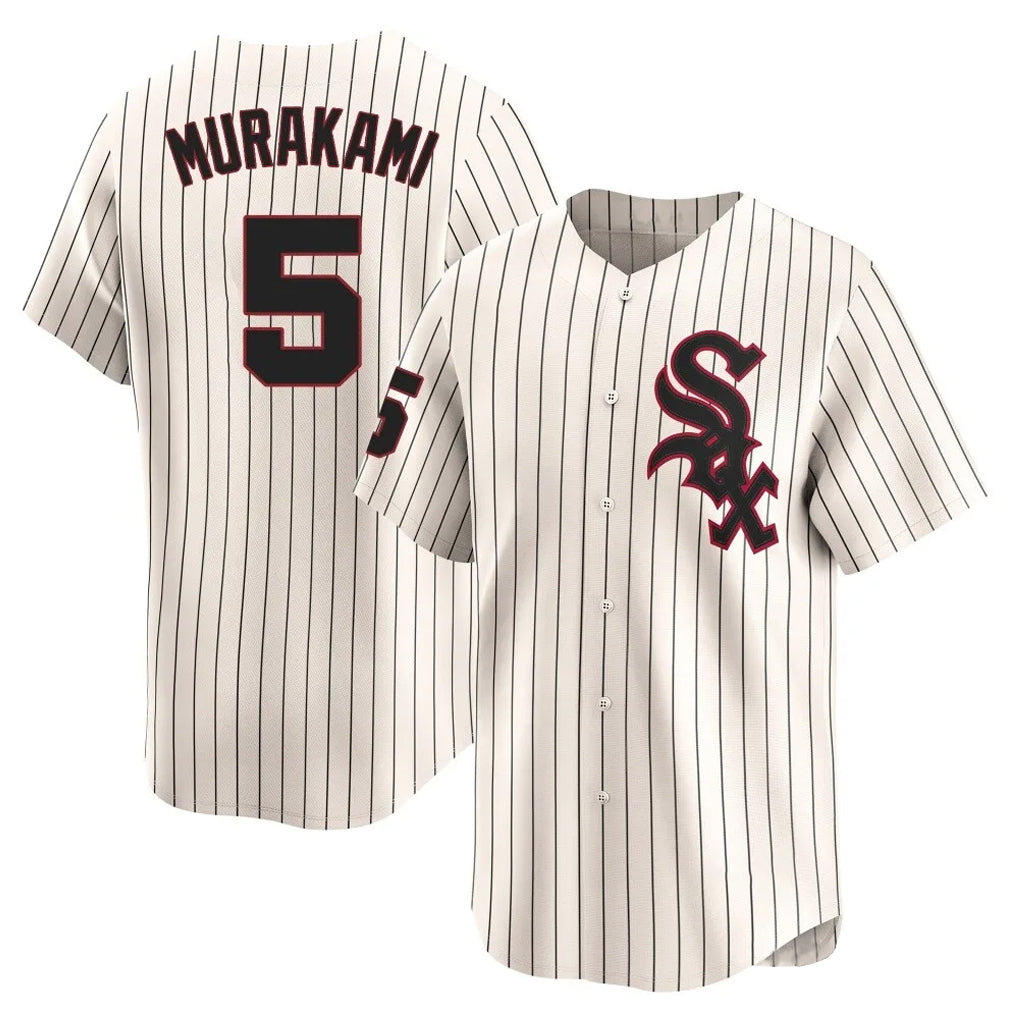 Pouc C.White Sox #5 Munetaka Murakami Player Cream Cooperstown Collection Limited Home Stitched Jerseys