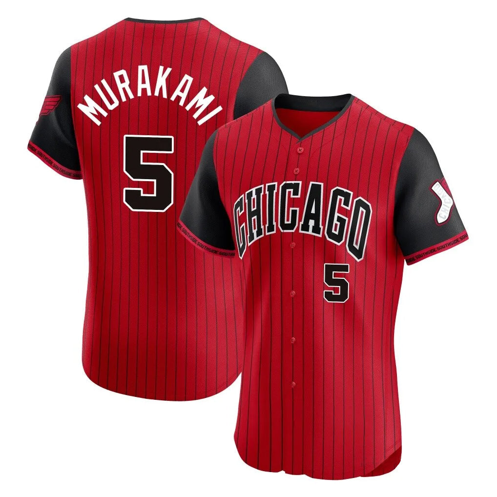 Pouc C.White Sox #5 Munetaka Murakami Player Red City Connect Limited Elite Home Stitched Jerseys