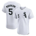 Pouc C.White Sox #5 Munetaka Murakami Player White Stripe Limited Elite Home Stitched Jerseys