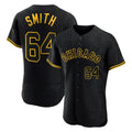 Pouc C.White Sox #64 Shane Smith Player Black Snake Skin City Limited Elite Home Stitched Jerseys