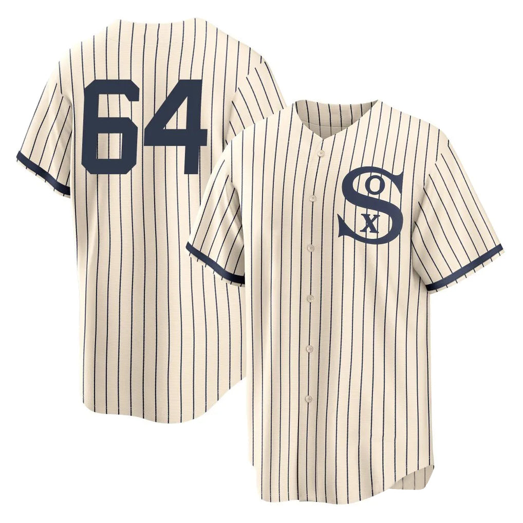 Pouc C.White Sox #64 Shane Smith Player Cream Field of Dreams Home Game Stitched Jerseys