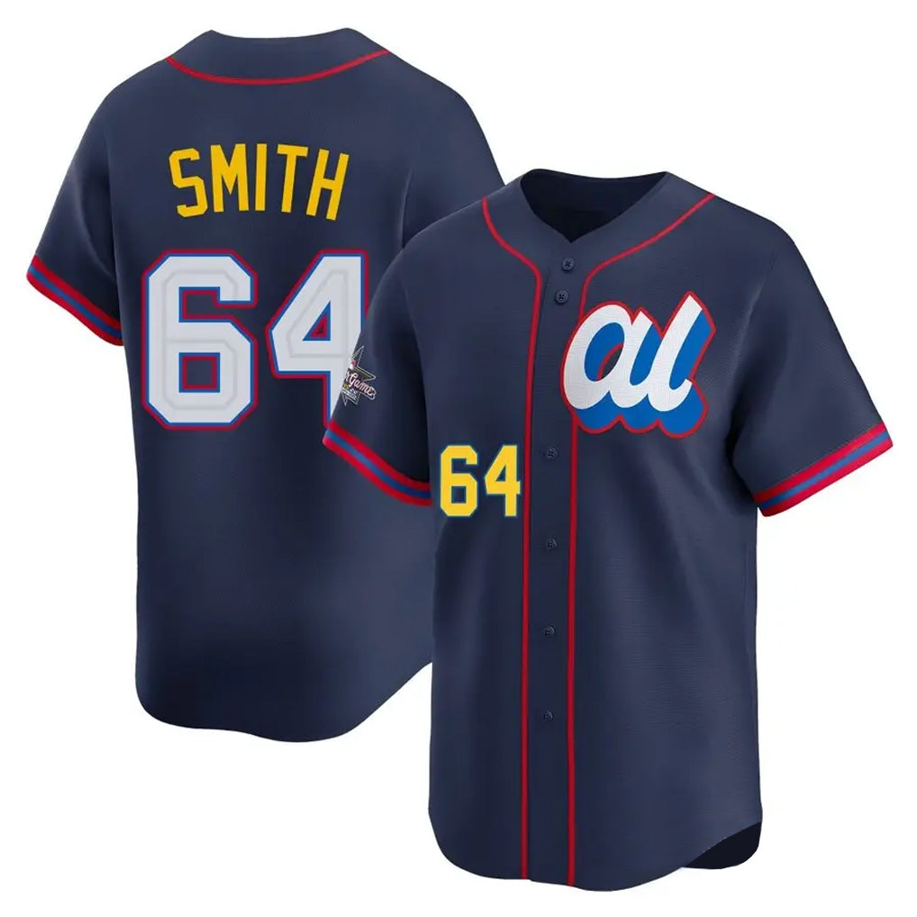 Pouc C.White Sox #64 Shane Smith Player Navy Limited American League All-Star Edition Stitched Jerseys