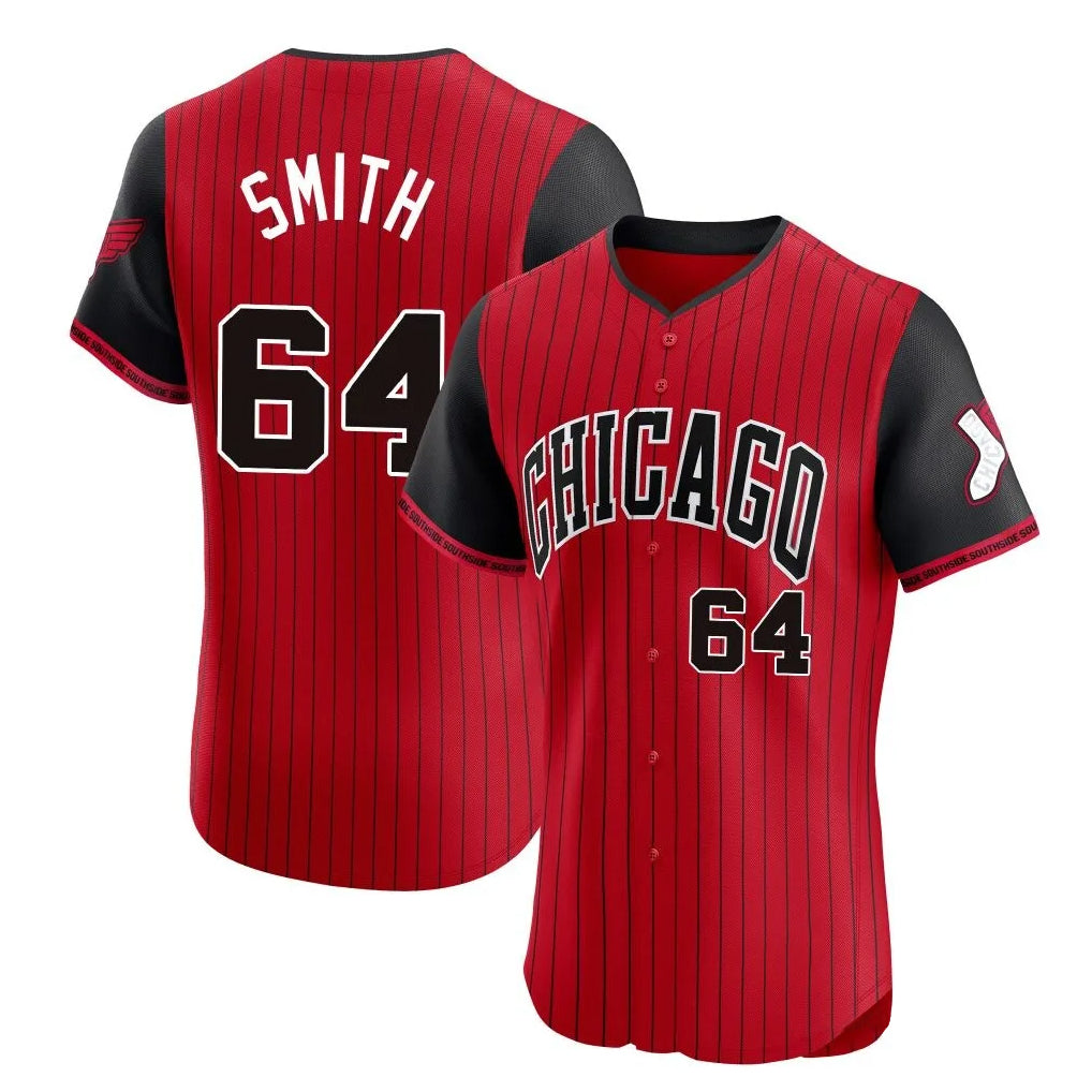 Pouc C.White Sox #64 Shane Smith Player Red City Connect Limited Elite Home Stitched Jerseys