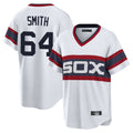 Pouc C.White Sox #64 Shane Smith Player White T-shirt Home Game Stitched Jerseys