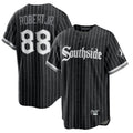 Pouc C.White Sox #88 Luis Robert Jr Player Black City Connect Home Game Stitched Jerseys