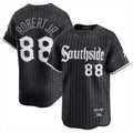 Pouc C.White Sox #88 Luis Robert Jr Player Black City Connect Limited Home Stitched Jerseys
