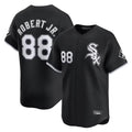 Pouc C.White Sox #88 Luis Robert Jr Player Black Limited Home Stitched Jerseys