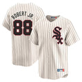 Pouc C.White Sox #88 Luis Robert Jr Player Cream Cooperstown Collection Limited Home Stitched Jerseys