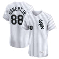 Pouc C.White Sox #88 Luis Robert Jr Player White Stripe Limited Elite Home Stitched Jerseys