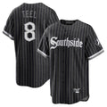 Pouc C.White Sox #8 Kyle Teel Player Black City Connect Home Game Stitched Jerseys