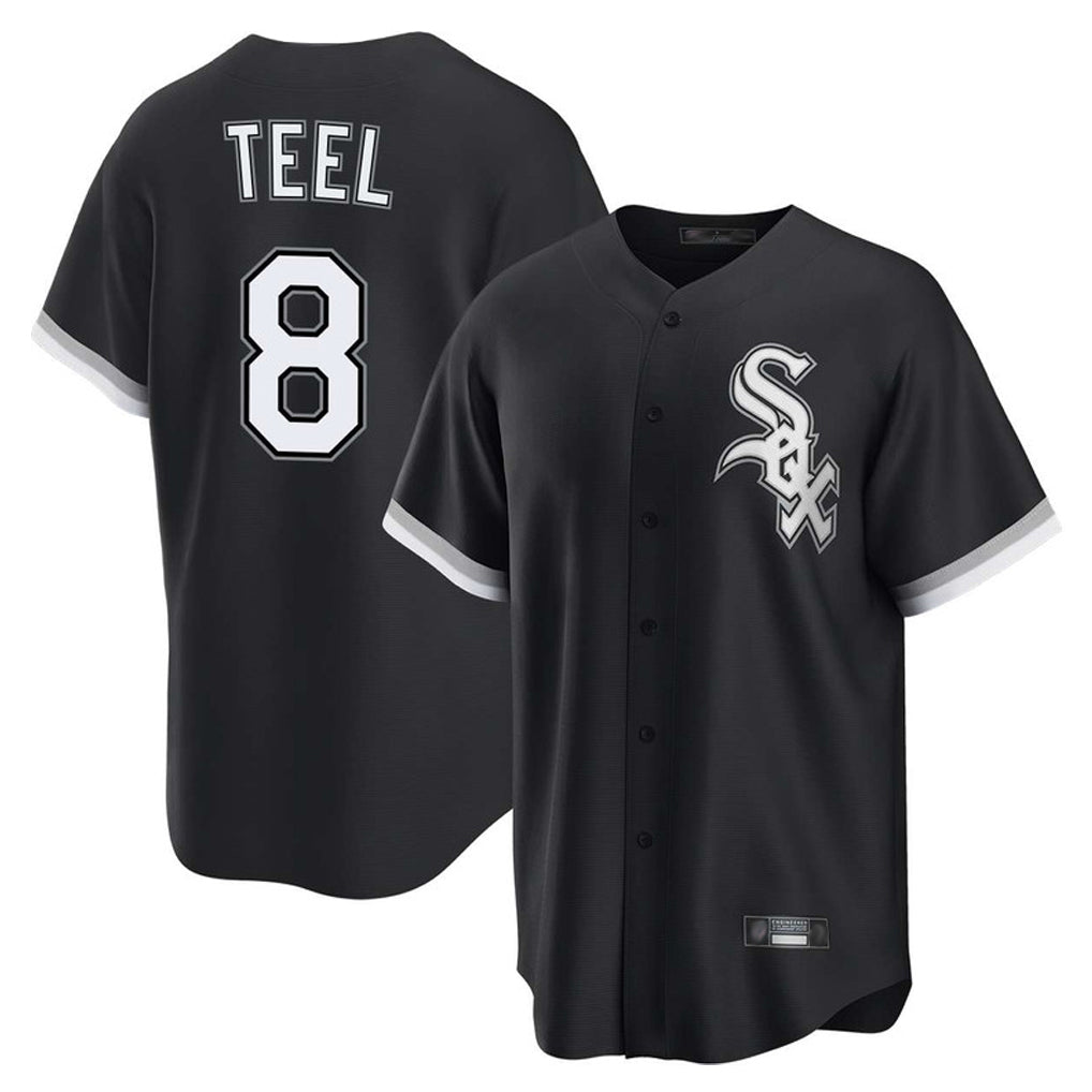 Pouc C.White Sox #8 Kyle Teel Player Black Home Game Stitched Jerseys