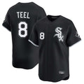 Pouc C.White Sox #8 Kyle Teel Player Black Limited Home Stitched Jerseys