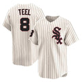 Pouc C.White Sox #8 Kyle Teel Player Cream Cooperstown Collection Limited Home Stitched Jerseys