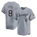Pouc C.White Sox #8 Kyle Teel Player Gray Road Limited Home Stitched Jerseys