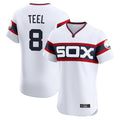 Pouc C.White Sox #8 Kyle Teel Player White T-shirt Limited Elite Home Stitched Jerseys