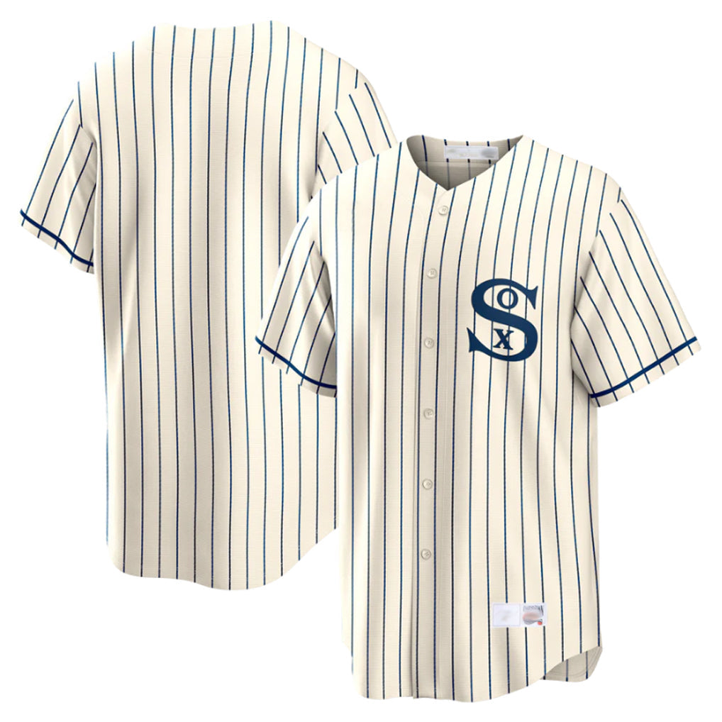 Pouc C.White Sox ## White Sox Blank Player Cream Cooperstown Collection Field of Dreams Home Stitched Jerseys
