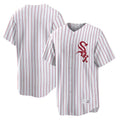 Pouc C.White Sox ## White Sox Blank Player Red Stripe White Home Game Stitched Jerseys