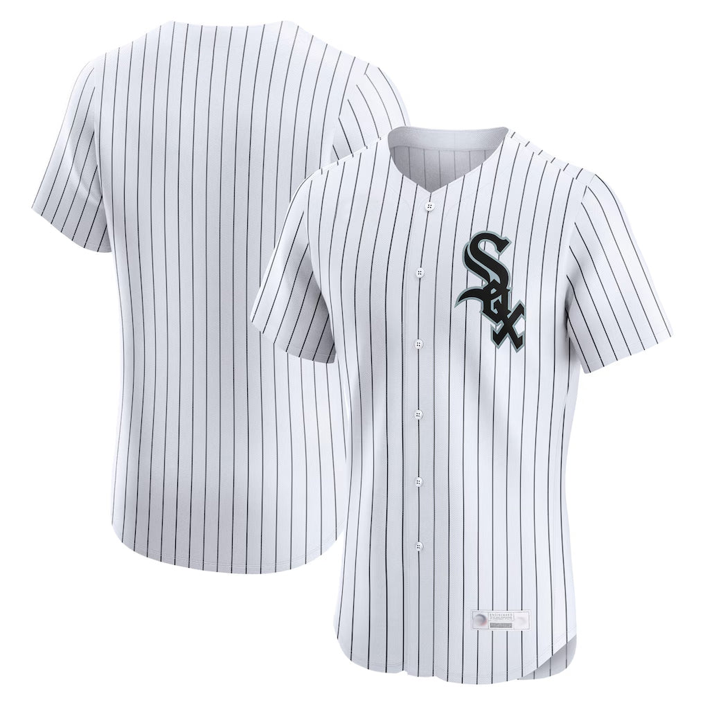 Pouc C.White Sox ## White Sox Blank Player White Limited Elite Home Stitched Jerseys