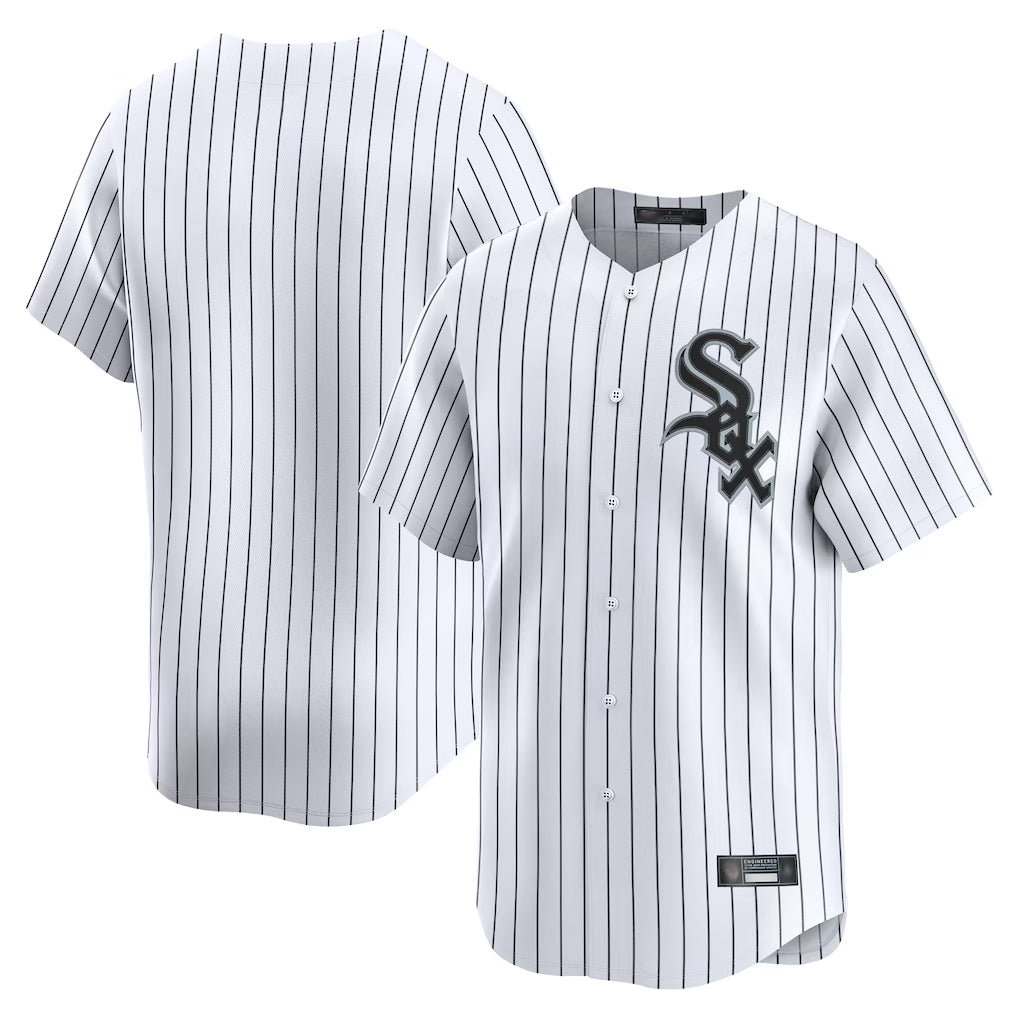Pouc C.White Sox ## White Sox Blank Player White Stripe Limited Home Stitched Jerseys