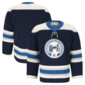Pouc CB.Jackets Navy Alternate Authentic Pro Jersey