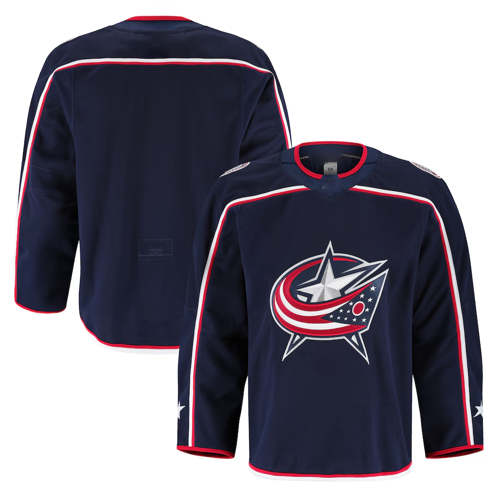Pouc CB.Jackets Navy Home Authentic Pro Jersey